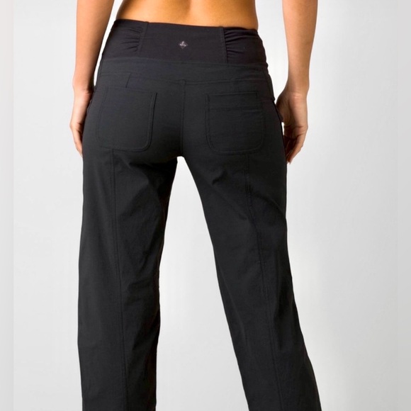 Prana Women's Athletic Black Straight Leg Summit Pants - Picture 4 of 15